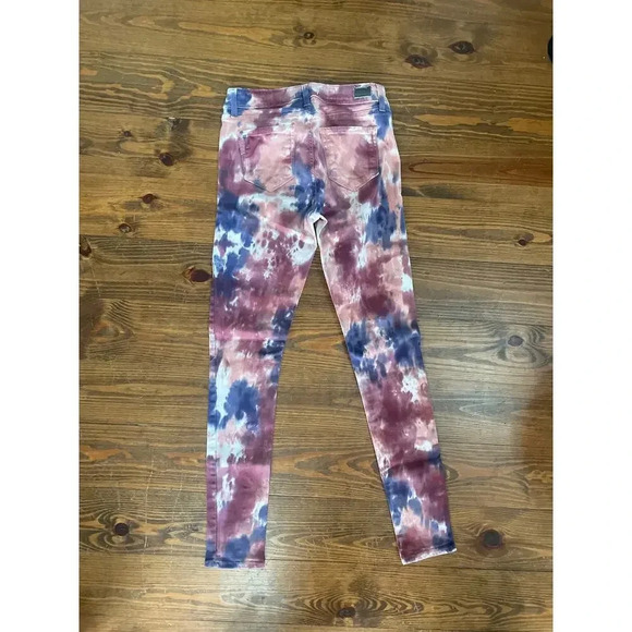 Paige Colorful Verdugo Ultra Skinny Tie Dye Jeans, sz 29 - Picture 8 of 10